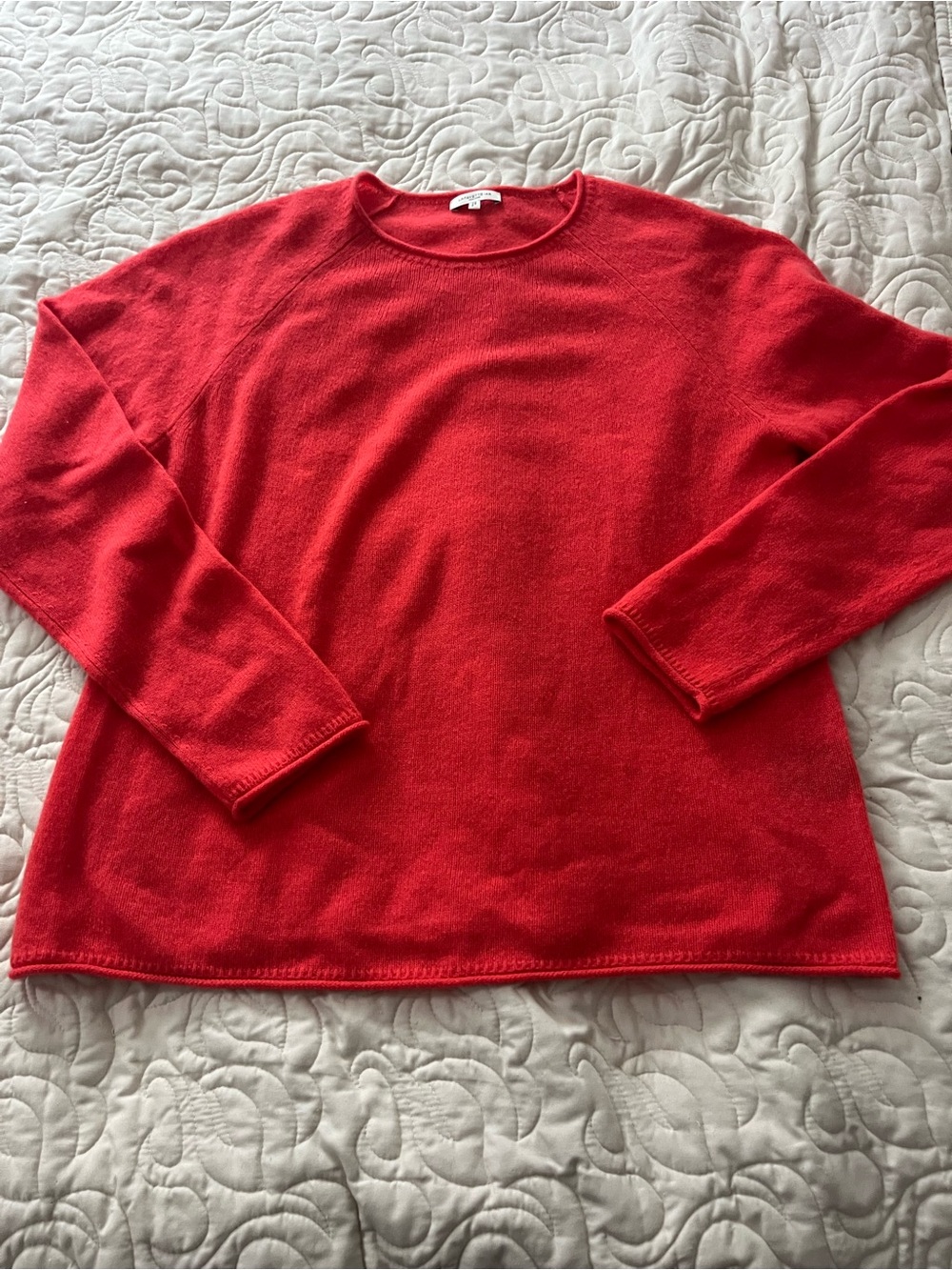 Lafayette 148 100% Cashmere Crewneck Sweater Size XL